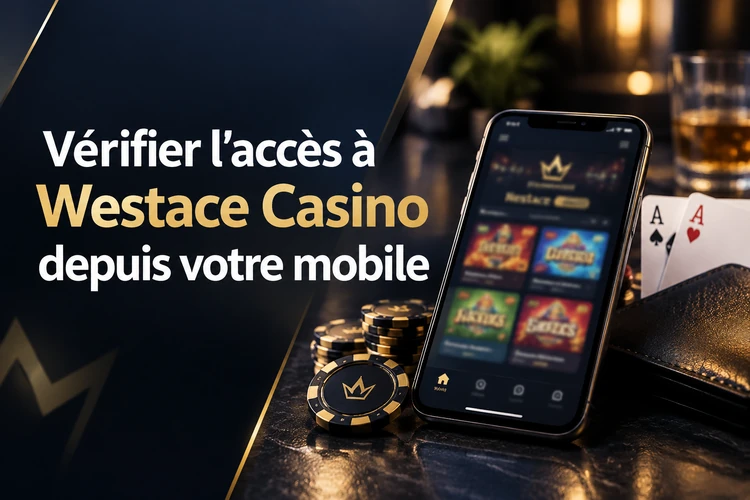 Vérifier l'accès à Westace Casino depuis votre mobile